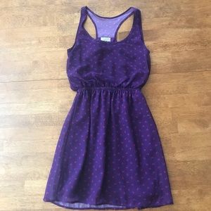 Purple Patterned Sundress